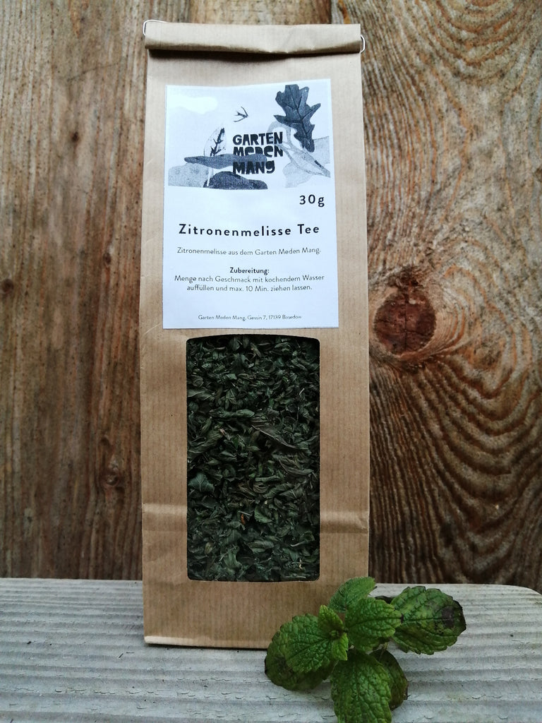 Zitronenmelissen-Tee, 3 Stück a 30 g / Garten Meden Mang Gessin