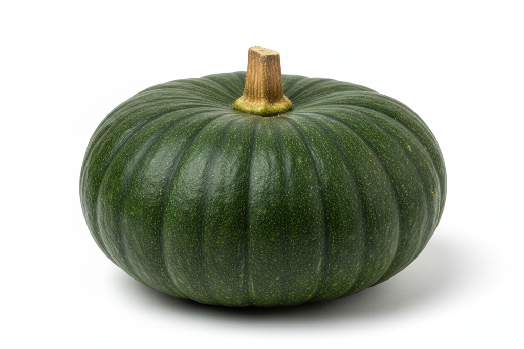 grüner Hookaidokürbis