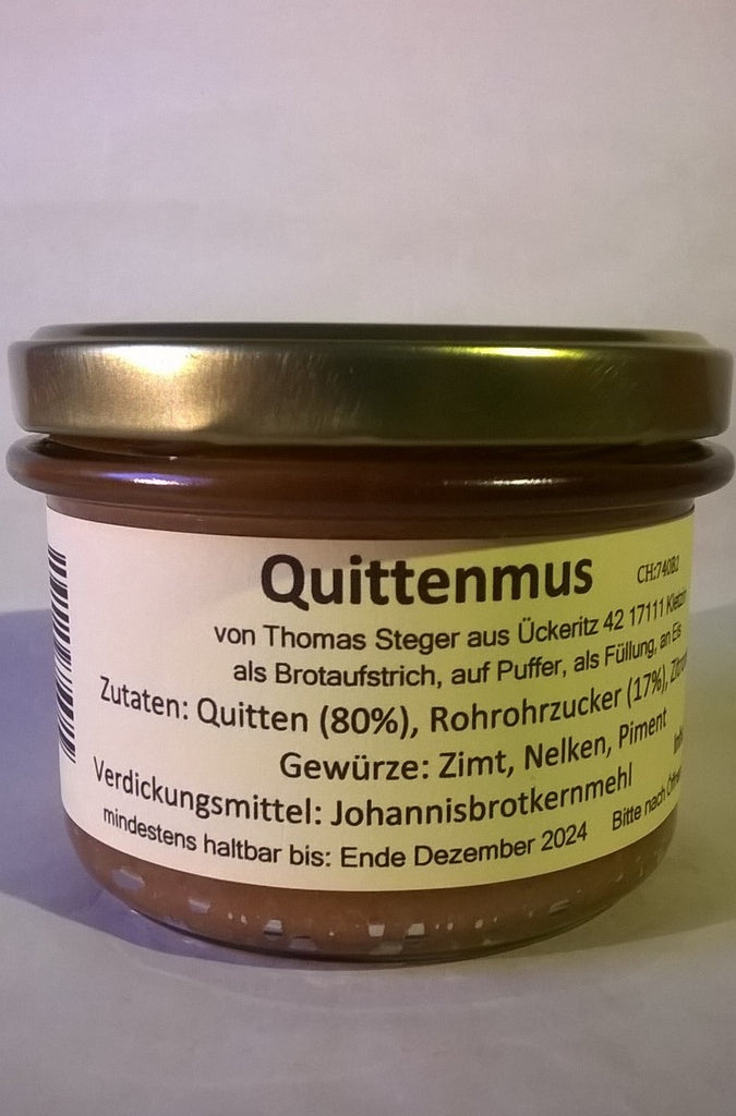 Quittenmus 250g 2Gläser