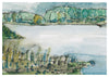 Postkarte Kunstdruck Gruß aus der Mecklenburgischen Schweiz 4