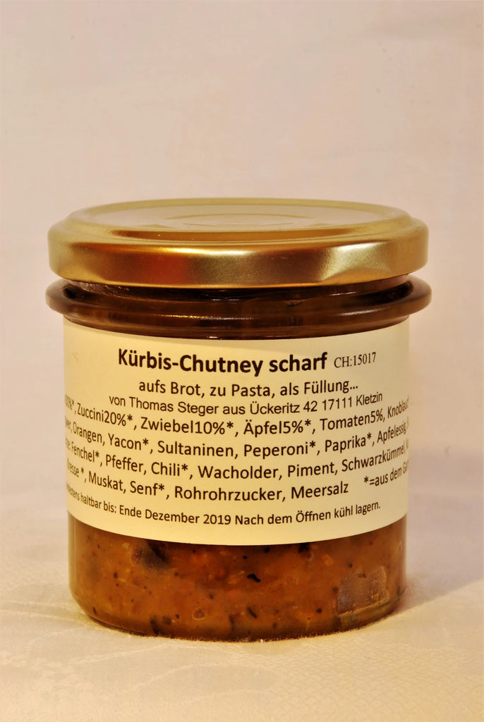Kürbischutney scharf 190g
